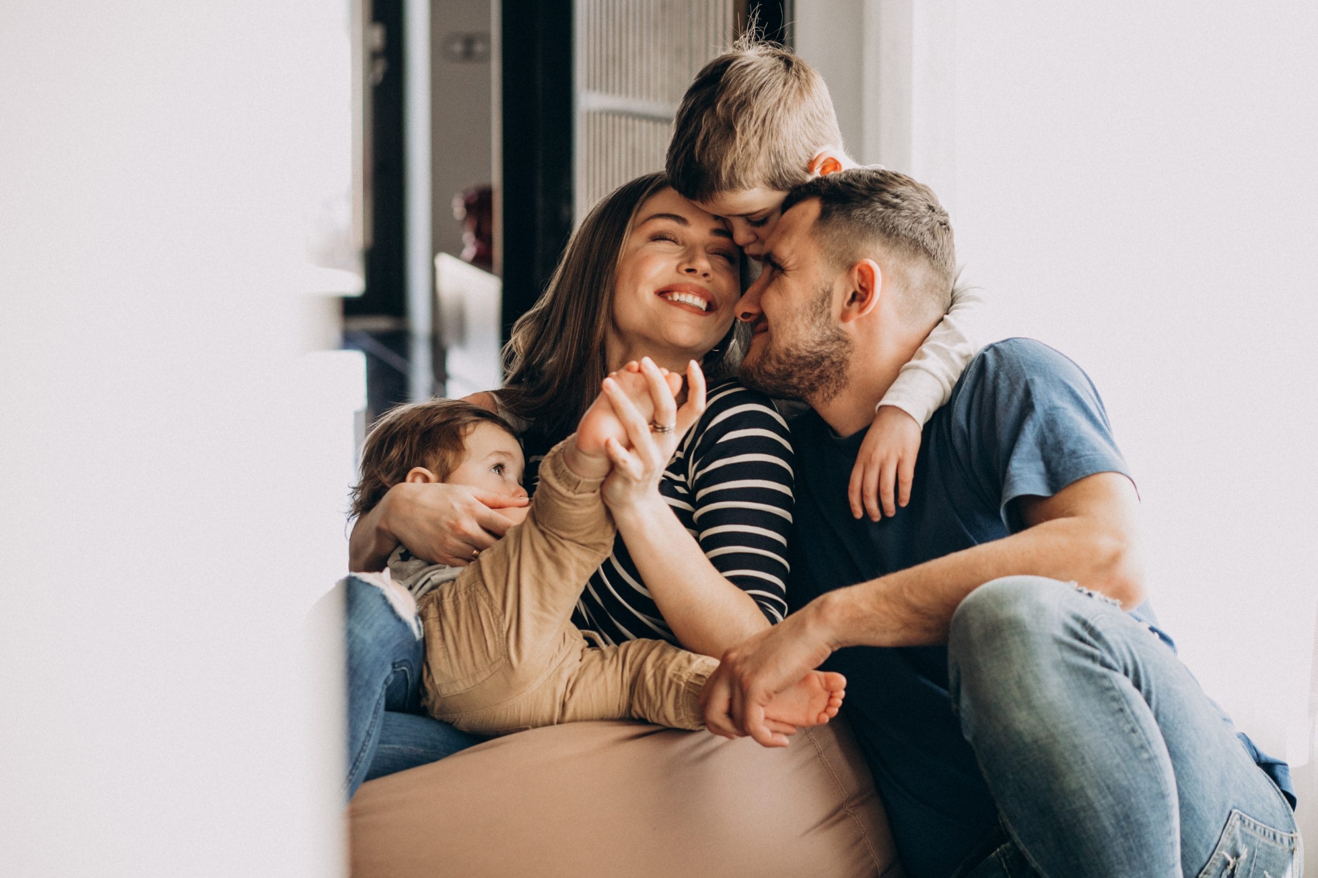 Family in Multifamily Real Estate Apartment